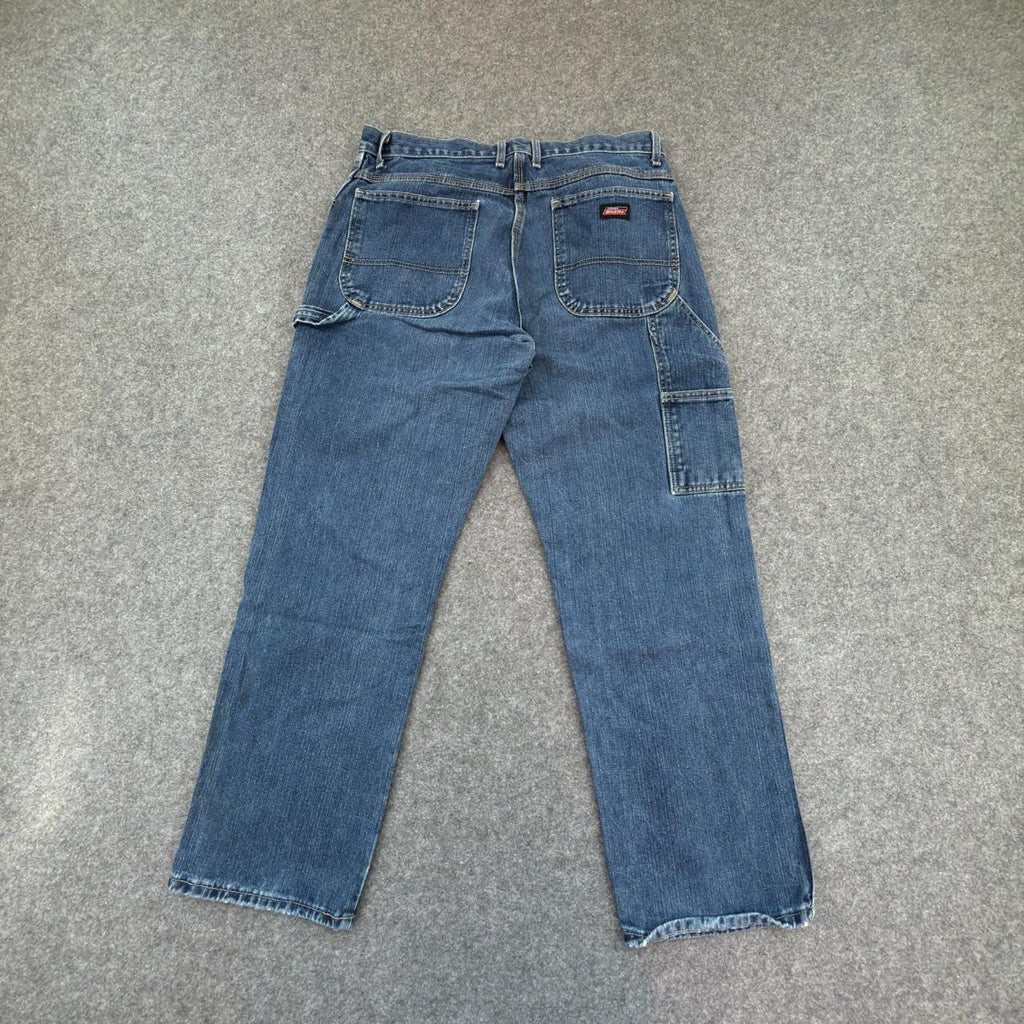 Dickies Medium Wash Relaxed Fit Blue Denim Jeans W34 L30