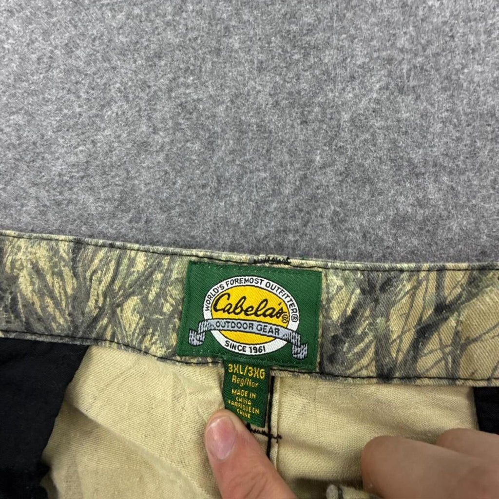 Cabela's green and khaki camo cargo pants #camouflage