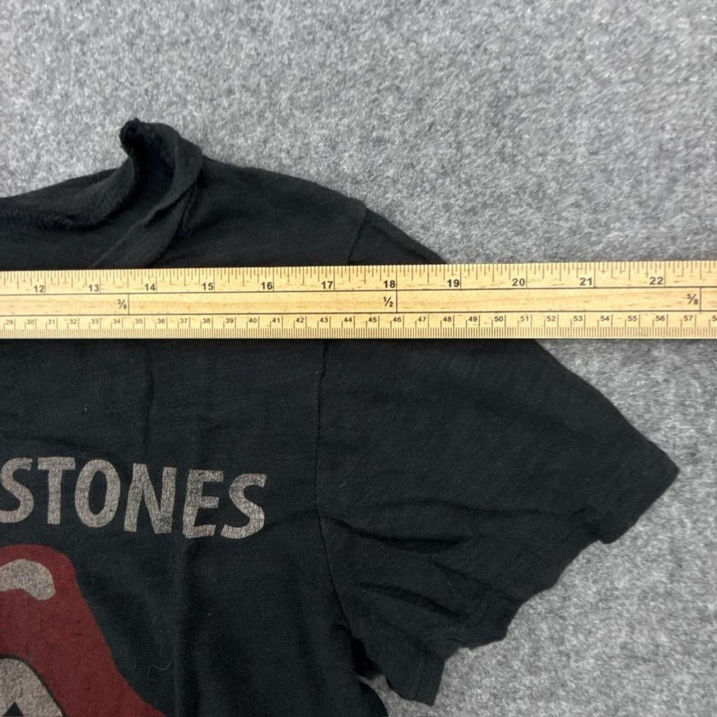 Black Rolling Stones 1975 US Tour tee