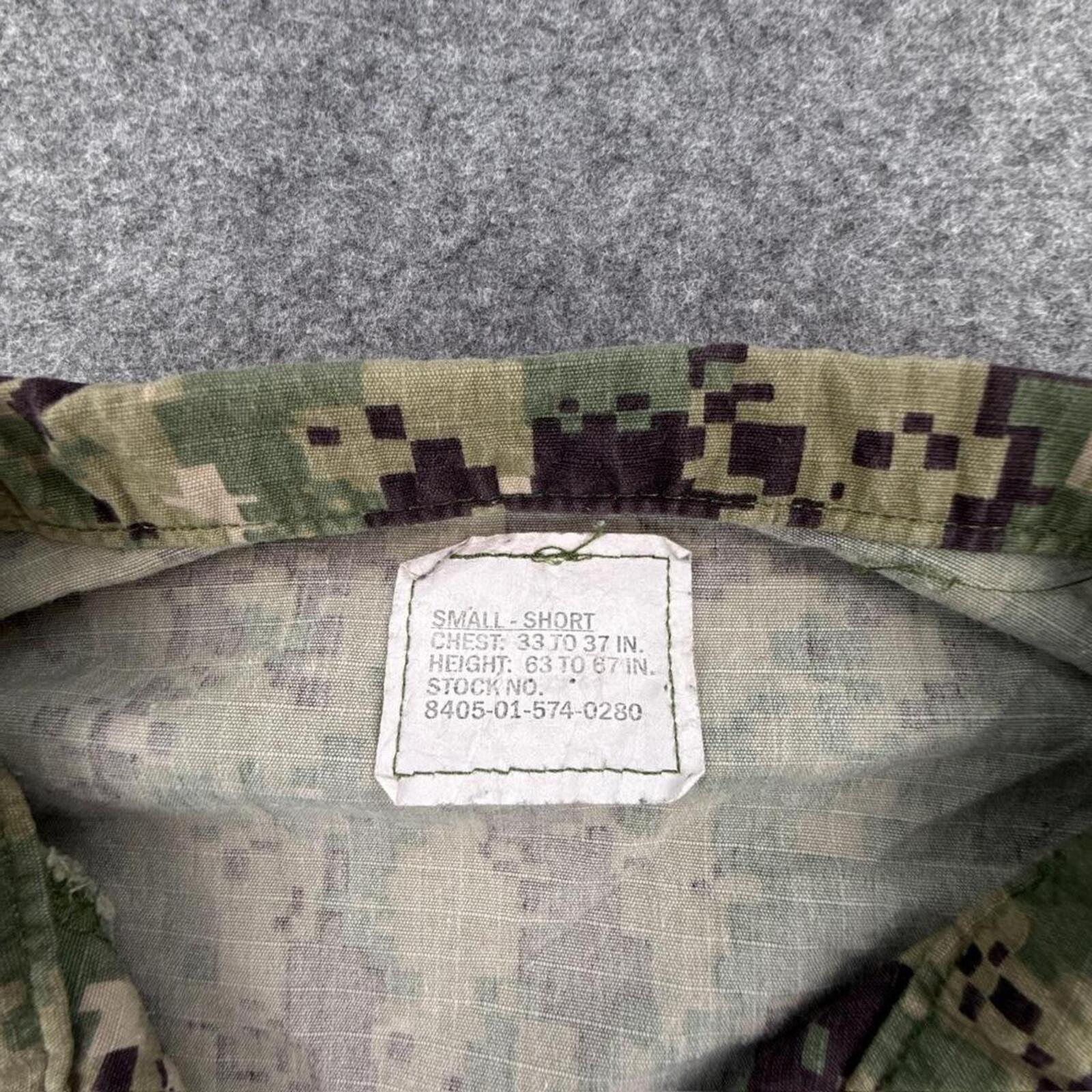Navy camo jacket with patches #camouflage