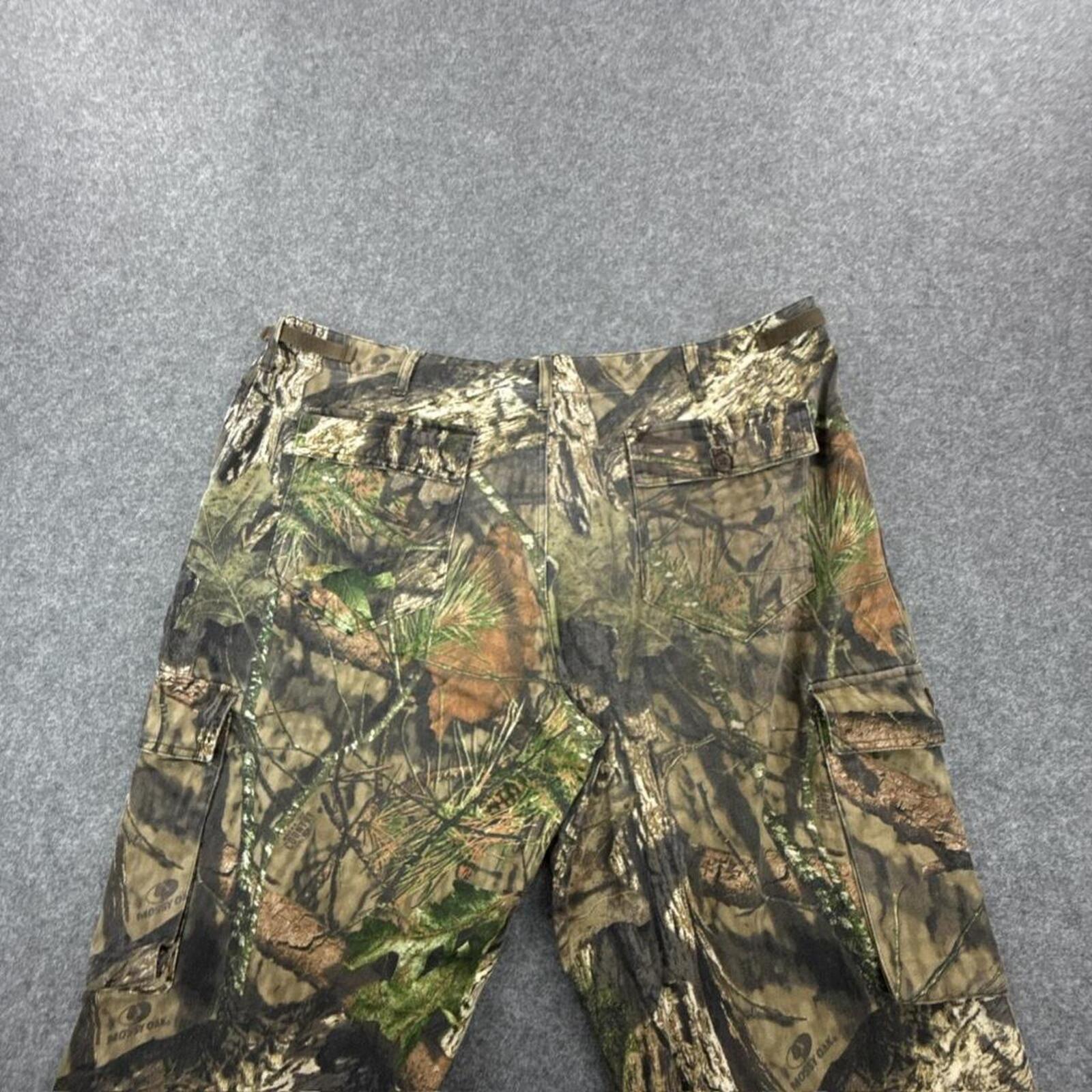 Cabela's camo cargo pants with adjustable ankle straps #cargo